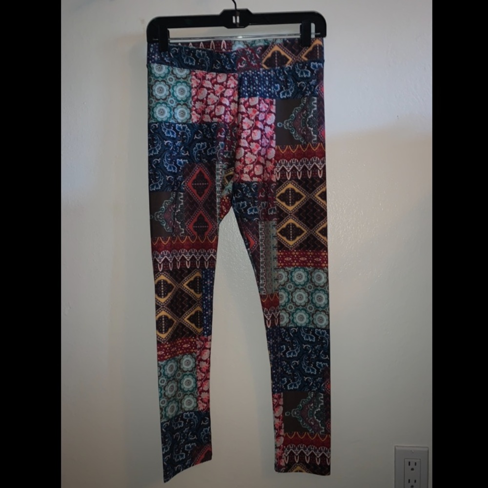American Eagle patchwork leggings